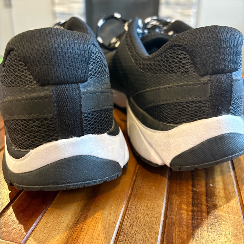 Vionic Black Mesh Athletic Shoes with White Laces - Picture 5 of 7